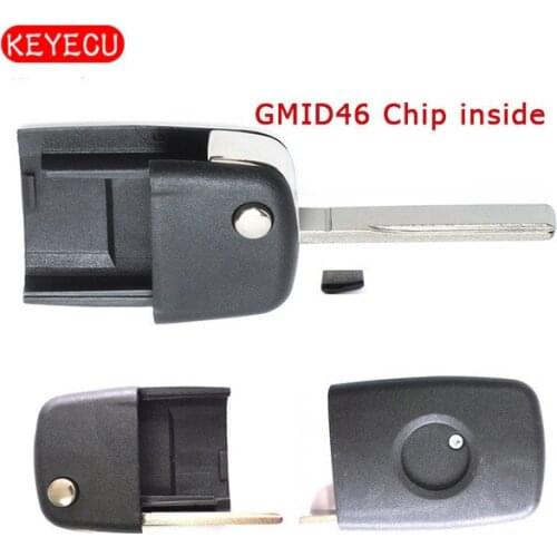 Keyecu Flip Remote Key Blade + GMID46 Chip Inside for Holden Commodore VE 2006-2013