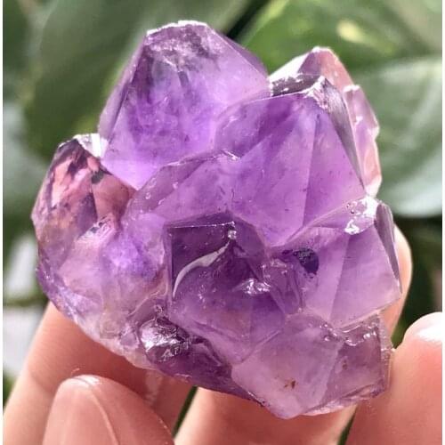 Natural amethyst clusters of Lingshi home office amethyst cluster small ornaments