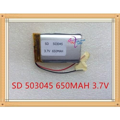 Liter energy battery 3.7V polymer lithium battery 503045 053045 MP4 MP5 MP3 Bluetooth audio 650MAH