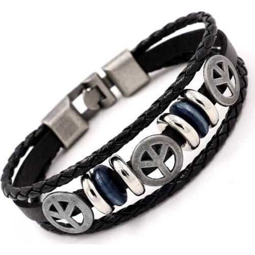 Peace Standard Bracelet Multi-pi shou lian Bracelet Men Ornament