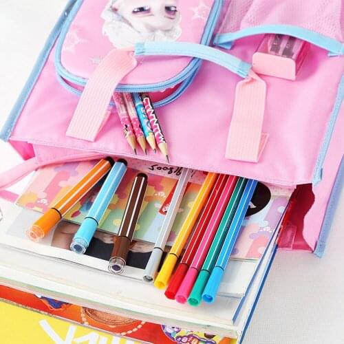 Disney Fashion Cartoon Childrens School Bag handbag Kindergarten kids Cartoon Backpack Baby Cute Travel Frozen Backpack