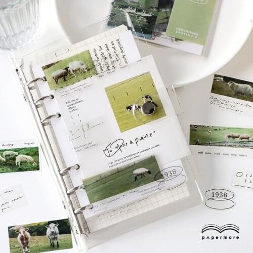 Mr.paper 8 Design Half-Sleep Diary Series Ins Style Decorative Stickers Scrapbook Bullet Diary Decorative Stationery Stickers