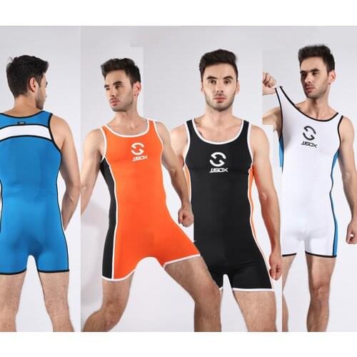 Mens One Piece Swimsuit Full Body Swimwear Wrestling Singlet Outfit Hot Looking Workout Body Suit Bodywear Athletes Catsuit