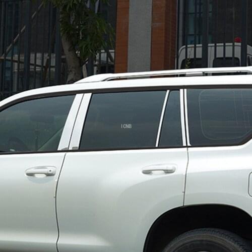 Car Window Trim Strip for Toyota Land Cruiser Prado 120 150 2003 2004 2005 2006-2009 2010 2011 2012 2013 2014 2015 2016-2018