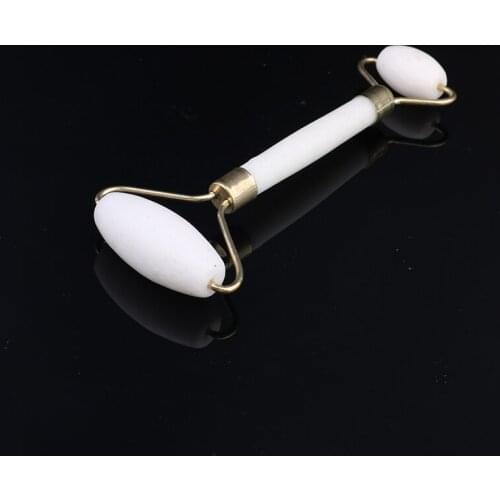 1PC White Natural Facial Beauty Massage Tool Jade Roller Face Thin Massager Relaxation Tool Dropship Face Lift Jade Roller