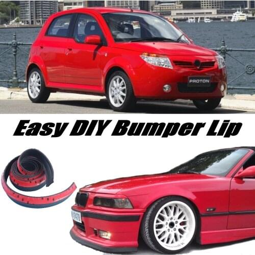 NOVOVISU Bumper Lip Deflector Lips For Proton Savvy Front Spoiler Skirt For Car View Tuning / Body Kit / Strip