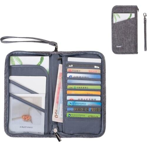 1 Pc Waterproof Passport Holder ID Holder Document Wallet Organizer Credit Card Holder Passport Cover Travel Accessories