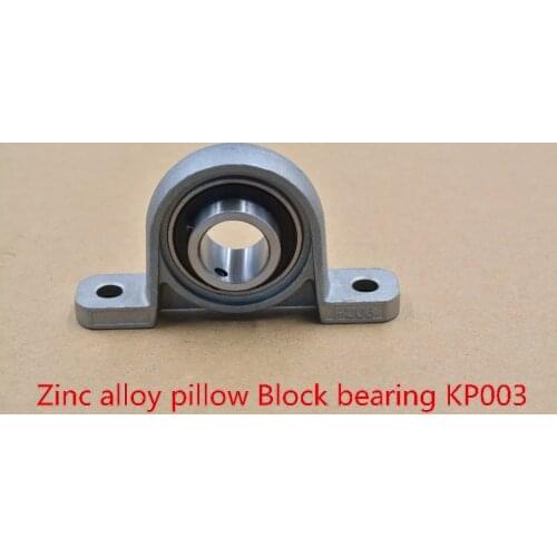 LINK CNC 17mm KP003 kirksite bearing insert bearing shaft support spherical roller zinc alloy bearing pillow block housing 1pcs