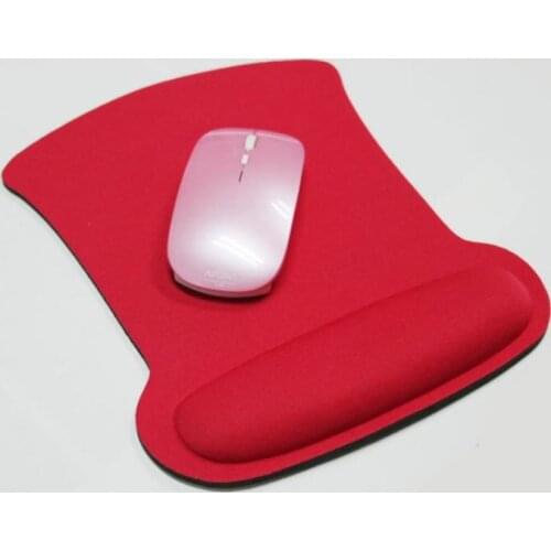 Dropshipping Solid Color Mouse Pad Comfortable Mouse Soft Support Pads Ergonomic Wrist Mouse Pad For Pc Gamer Relax Your Wrists