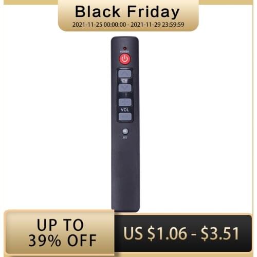 6-key Pure Learning Remote Control for TV STB DVD DVB HIFI Copy Code From Infrared IR Remote Control