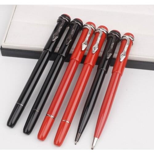 Luxury Heritage Roller Ball Pen with Snake Clip Special Edition Ballpoint Pen Bussiness Fountain Pens for Writing Office Gift