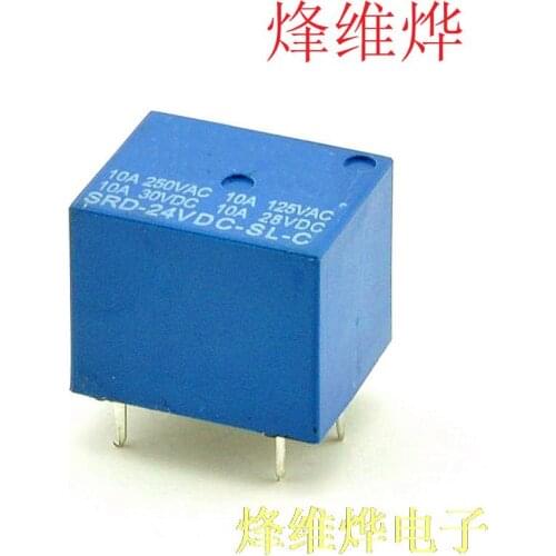 SRD-24VDC-SL-C relay 24V T73 5 feet ( 10 )