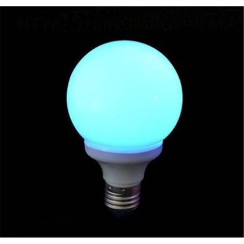 Magnet Control Magic Light Bulb Magic Tricks (White Red or Green With 1 Magnet Ring) Magician Stage Illusion Gimmick Props Mind