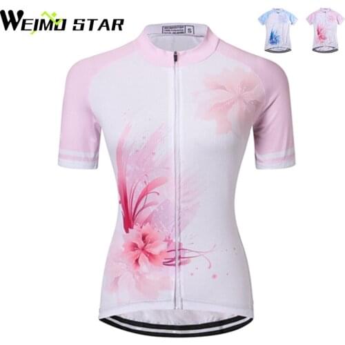 WEIMOSTAR Team Pro Outdoor Women Sports Ropa Ciclismo Cycling Jersey Bike Short Sleeve Clothing Bicycle Shirts Tops S-3XL