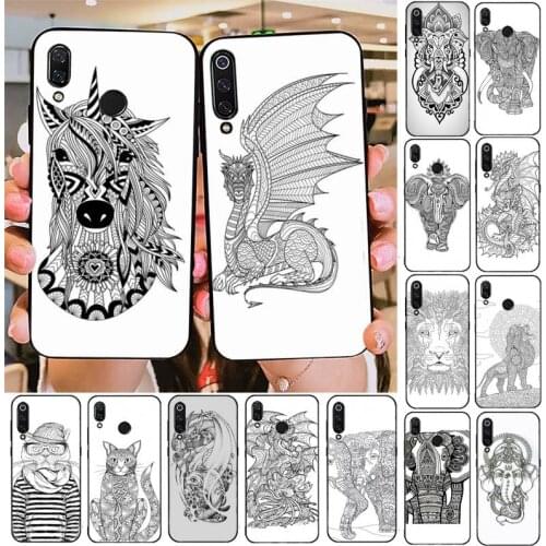 YNDFCNB mini Totem Animal Phone Case For Redmi note 8Pro 8T 6Pro 6A 9 Redmi 8 7 7A note 5 5A note 7 case