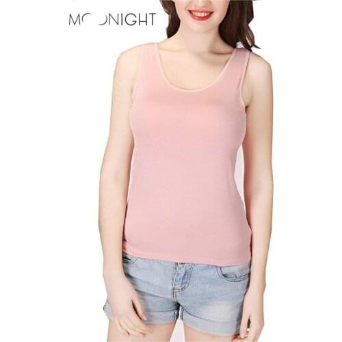 MOONIGHT Summer Camisole for Women Slim Camisole Tops Undershirt Solid Breathable Shoulder Vest for Female Top renda