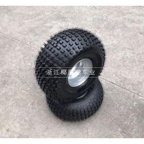 1 pcs Modified Four-Wheel ATV Grass Bike Lawn Mower Mechanical Wheel Tire 22x11-8 Particle Flower Tire Wheel Hub