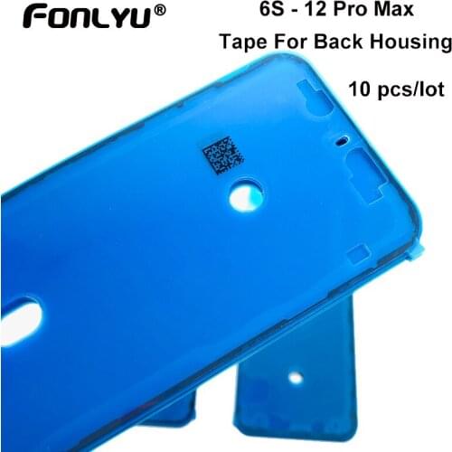 10pcs Frame Waterproof Adhesive Sticker Glue Tape for iPhone XS Max XR X Front Housing Pre-Cut Glue Front Screen LCD Frame Tape