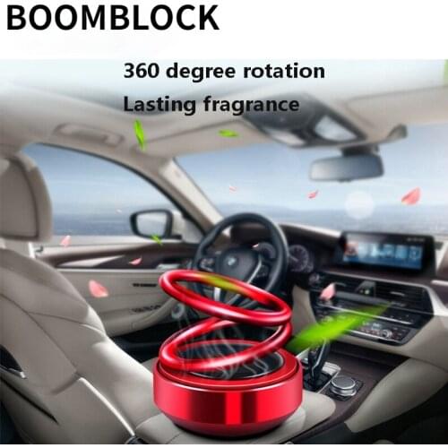 Car Perfume Seat Solar Auto Rotation for Peugeot 206 307 308 207 3008 208 407 508 2008 Mini Cooper r56 Accessories Cadillac ats