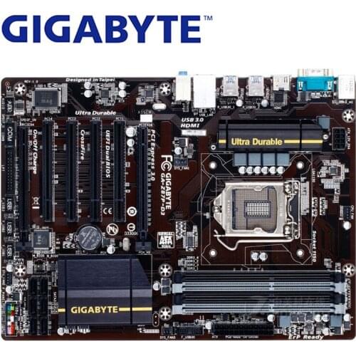 Used Gigabyte GA-Z87P-D3 Motherboard 1150 Z87 DDR3 USB3.0 32GB SATA III Z87P D3 Desktop Mainboard Z87P-D3