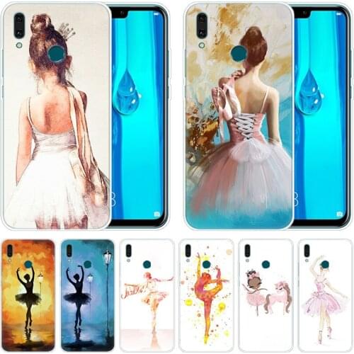 Ballet skirt Girl dancing swan skirt Case for Huawei Mate 30 20 Lite 10 Pro Y5 Y6 Y7 Pro 2019 Y9 Prime 2019 2018 Y6 Pro 2017