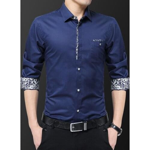 Мужские приталенные рубашки Fuyubetter China At AliExpress