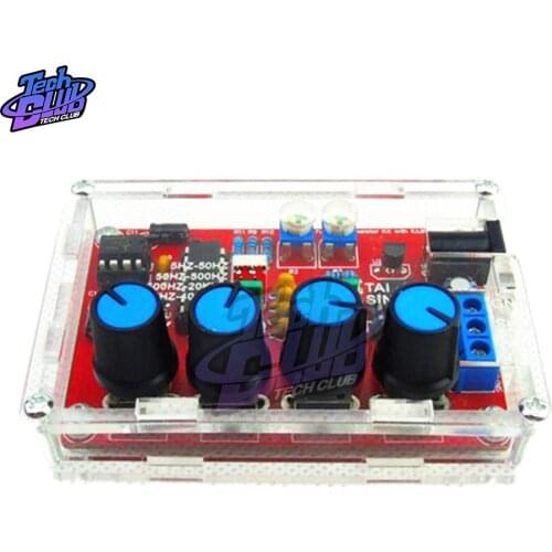 Icl8038 Signal Generator Multifunctional Low Frequency Diy Kit With Acrylic Shell Xr2206 Upgrade Version