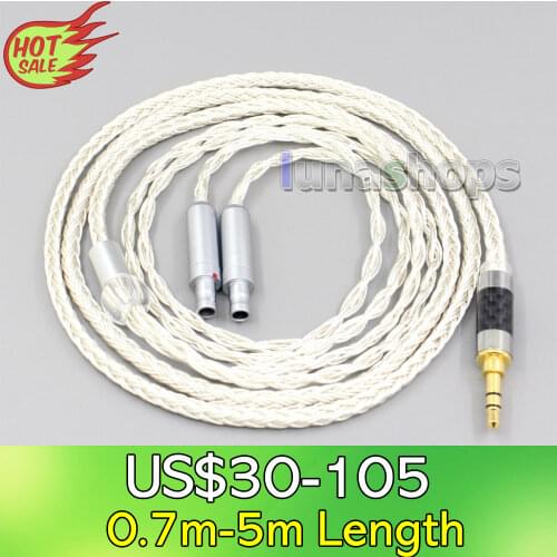 LN007054 16 Core OCC Silver Plated Headphone Cable For Sennheiser HD800 HD800s HD820s HD820 Enigma Acoustics Dharma D1000