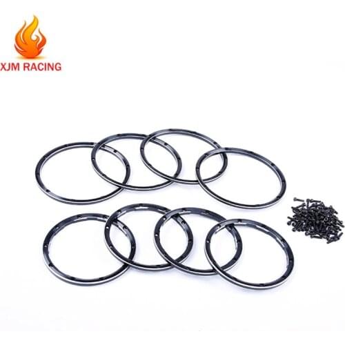 CNC metal rim ring 8pcs/set for 1/5 hpi rovan km baja 5b 5t 5sc parts