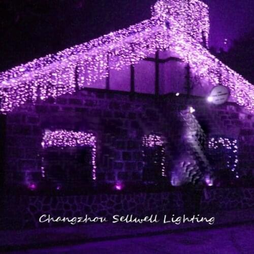 New Navidad 2019 New holiday Light Celebration Decoration Coloured Lighting Wedding Product Showcase 1*6m Curtain Lamp H223