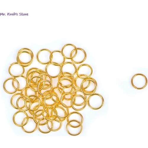 Open Jump Rings Connectors Beads 3/4/6mm Gold Silver For Jewelry DIY Accessories Hot Sale