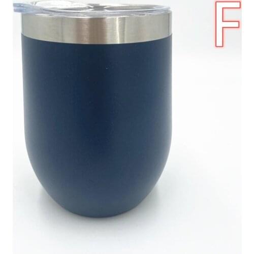 Egg Beer Cup 9oz Wine Cup Stainless Steel Vacuum Coffee TumblerMug Termos Tumbler Thermos