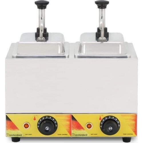 Hot cheese dispenser warmer with pump
