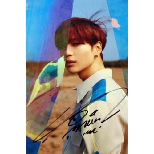 Hand signed SHINEE Lee Taemin autographed The Story of Ligh photo 4*6 free shipping K-POP 052018A