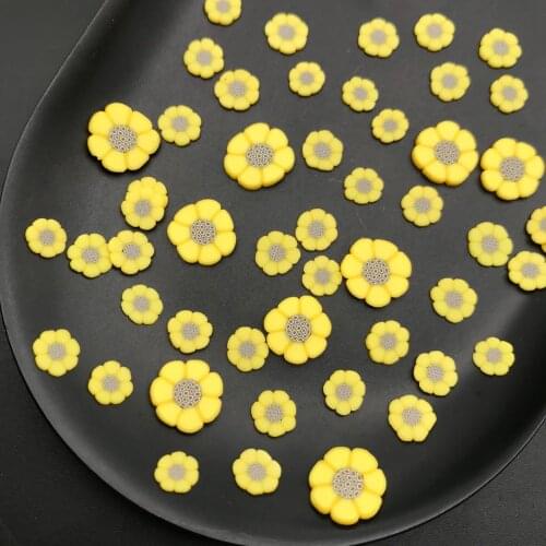 50g Sunflower Polymer Clay Sprinkle For Kids Diy ,Soft Clay For Craft Clay/Nail Art /Scrapbook Decoration DIY, Craft Filler