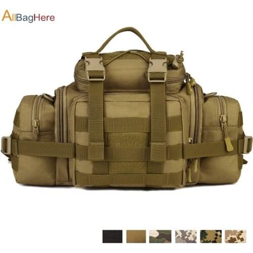 Military Super Waist Bag for Tactical Outdoor Waterproof SLR Cameras Crossbody Bags Travel Large Capacity Shoulder Messenger Bag