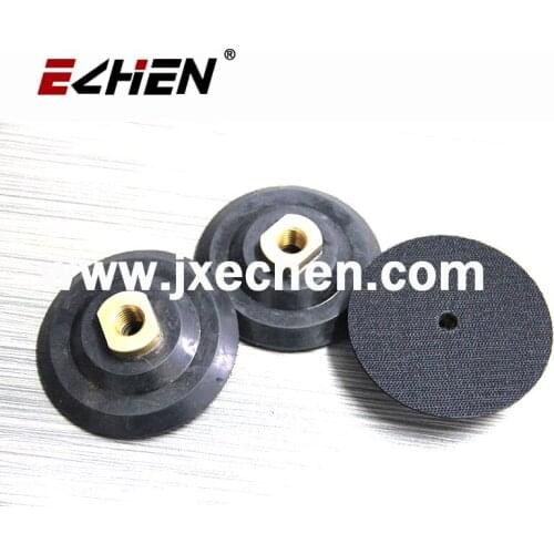 High Quality Hook And Loop Fastener Holder Polishing Pads Rubber Backer For Stone and Concrete