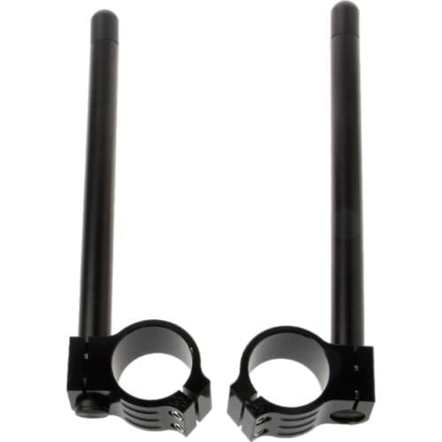 1 Pair Universal CNC 50mm Motorcycle Clip on Ons Fork Riser Regular Handlebar