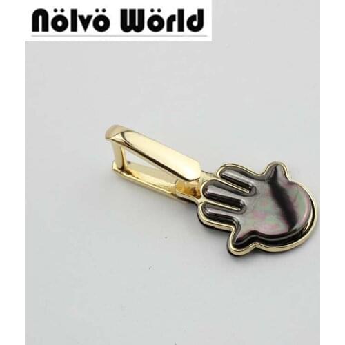 20pcs palm Connector both sides of the screw bag D-rings connector hanger bags handle buckle hardware accessories