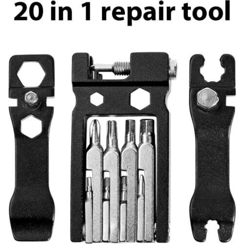 20 In 1 Bicycle Repair Tool Allen Wrench Screwdriver Chain Portable Combination Mountain Bike Maintenance Tools Cycling
