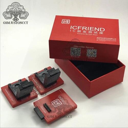 2020 NEW ORIGINAL UFS adapters socket ICFriend ICs-UFS 3 IN 1 support UFS BGA254 BGA153 BGA95 for EASY JTAG PLUS box