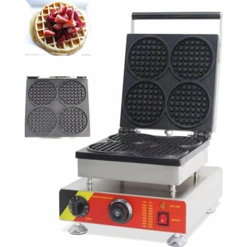 220V/110V electric commercial use rectangle waffle maker machine