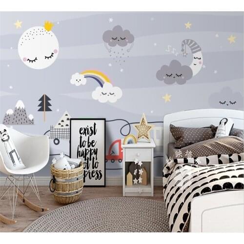 Beibehang Custom Wallpaper European Style Handmade Cute Bear Background Living Room Bedroom Kids Princess House mural wallpaper