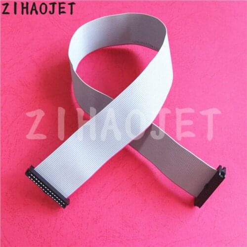 4pcs/lot Inkjet printer spare parts Konica 512 head cable 30pins for Flora LJ320K LJ3208K KM512 data cable grey