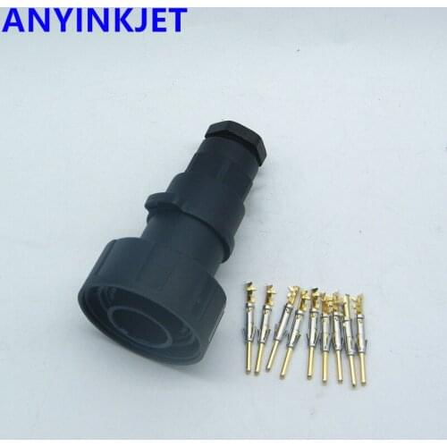 Domino IP69 plug IP68 9 WAY CABLE MOUNTINGD DB13501 for Domino A100 A200 A300 Coding Inkjet printer