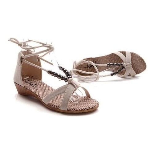 Fast Shipping Promotion Sale 0-3cm Ladies Shoes Plus Size Shoes Women Sandals Sapato Feminino Summer Style Chaussure Femme 35-40