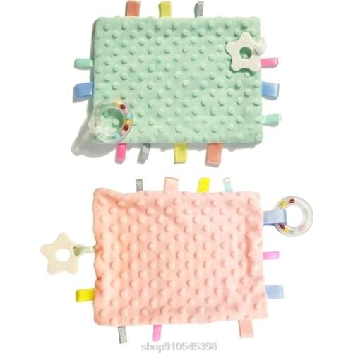 Baby Appease Towel with Tags Soft Soother Teether Infants Comfort Sleeping Nursing Cuddling Blanket Toys N09 20 Dropshipping
