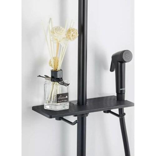 Xiaomi Opple Black Booster Shower Set Bathroom Shower Faucet Tap Bath Mixer Bathtub Faucet Set Waterfall Shower Set Shower Head