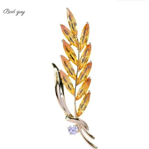 Elegant zircon Brooch for Women Golden Sliver Pin 2021 Jewelry Clothes Scarf Buckle Garment Accessories Fine Jewelrys Gem Gift