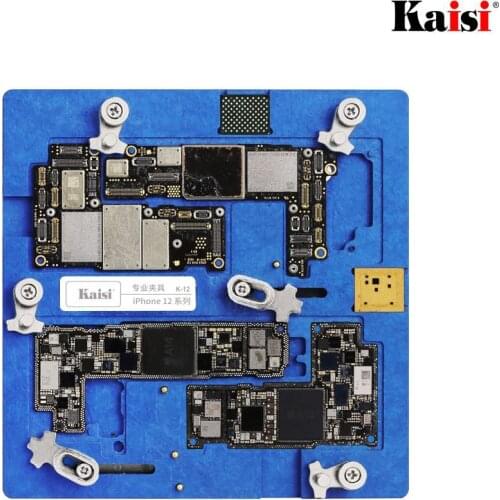 KAISI K-12 Motherboard Repair Positioning Fixture For 12 12Pro 12 Pro Max 12 Mini Logic Board IC Chip BGA Remove Glue Fixture
